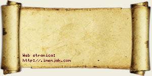 Blaža Miljojković vizit kartica